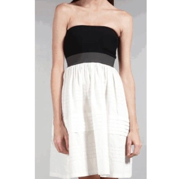 Theory Eden Greece Strapless Dress XS - Picture 2 of 9